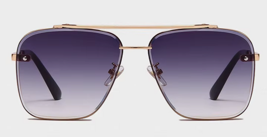 Vierkante chique zonnebril