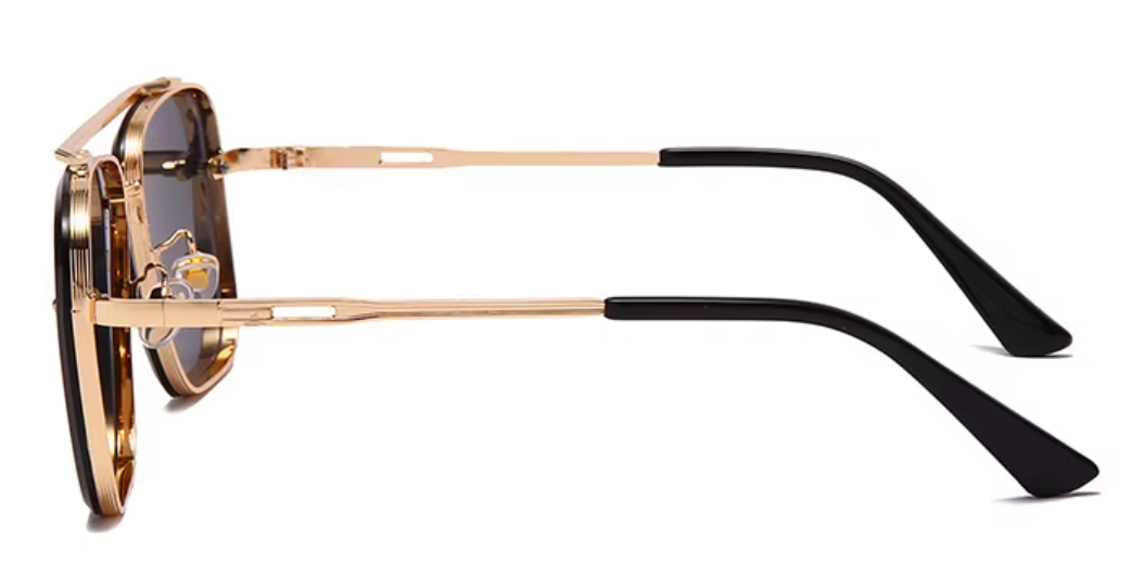 Vierkante chique zonnebril