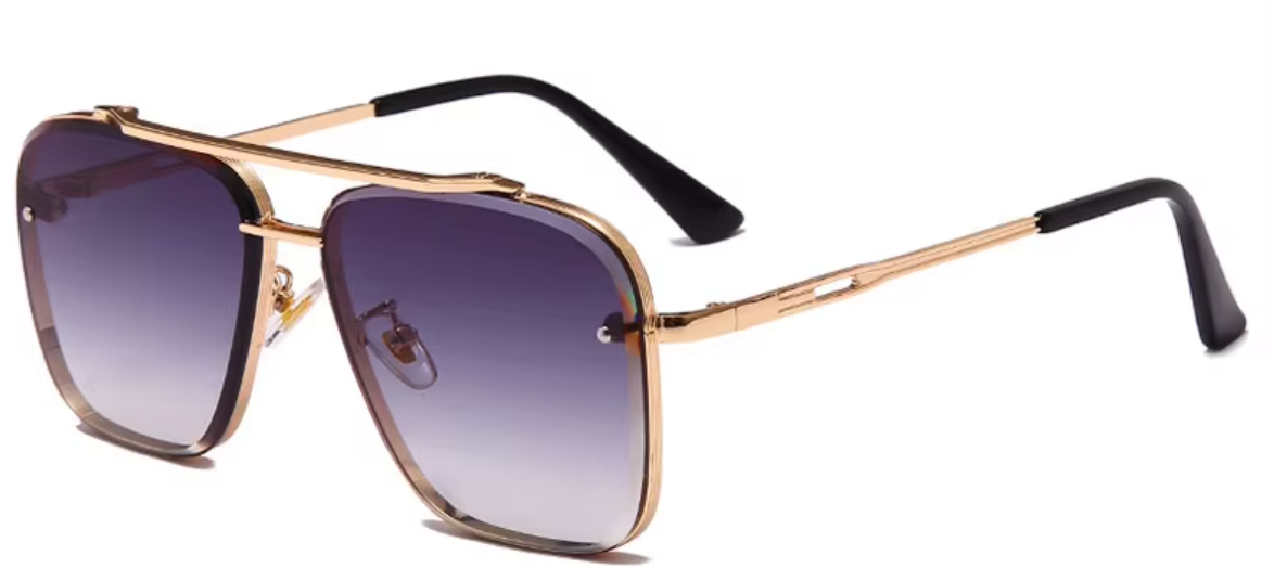 Vierkante chique zonnebril