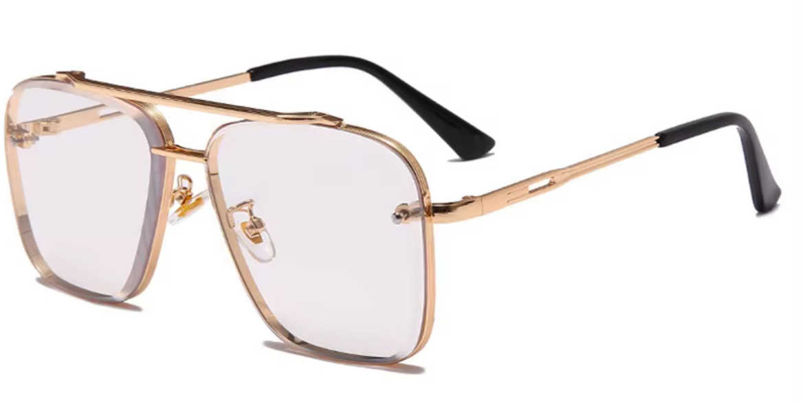 Vierkante chique zonnebril