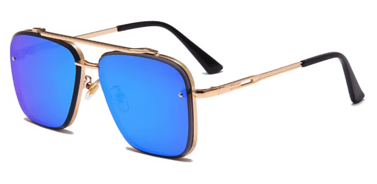 Vierkante chique zonnebril