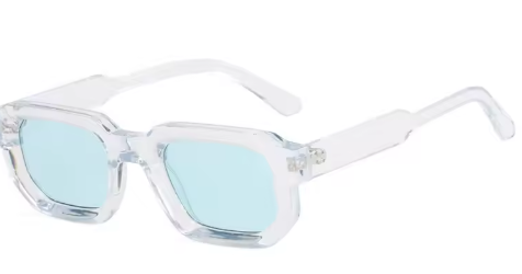 Populaire vierkante vintage zonnebril. Mannelijk en Vrouwelijk