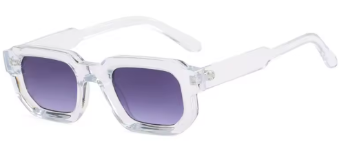 Populaire vierkante vintage zonnebril. Mannelijk en Vrouwelijk