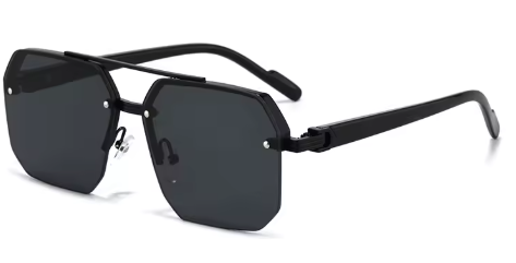 vierkant metalen heren zonnenbril